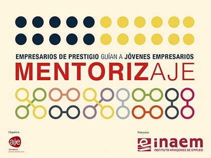 Cartel del programa MentorizAJE en el que participó INFINITIA