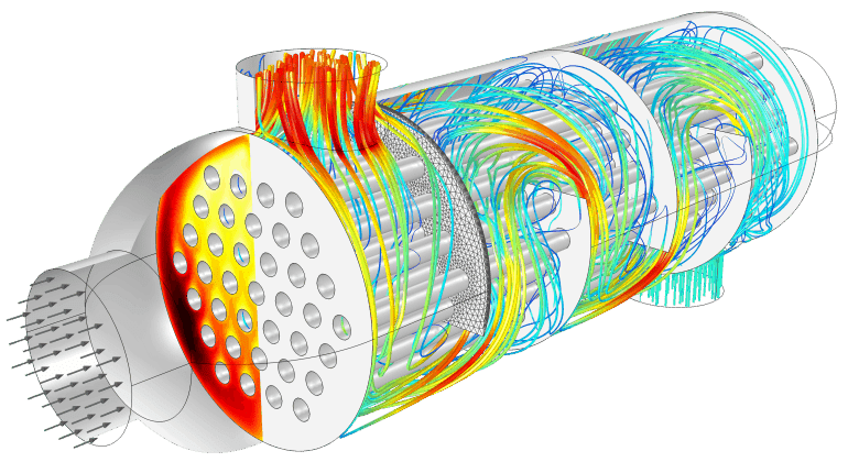 Fluid dynamic simulation for the design of a compact, high power aeration device