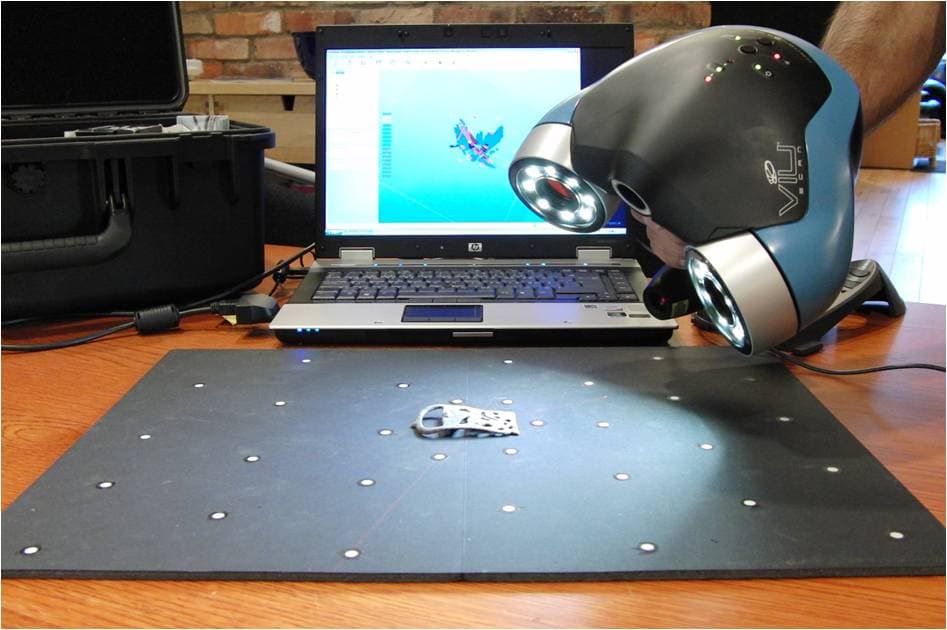 Component design by reverse engineering and 3D scanning