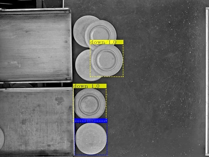 Development of artificial intelligence system for the detection of parts in production