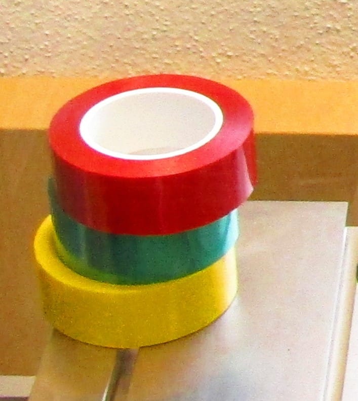 Representation of an adhesive used to measure residual strength.