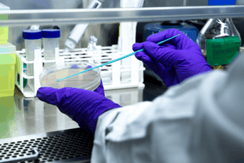 Laboratory testing for technical validation of cleaning solutions generated by an electrolytic cell