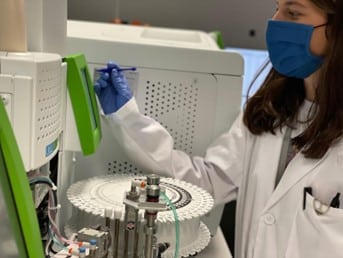 Contamination analysis on a hydrogen cell prototype