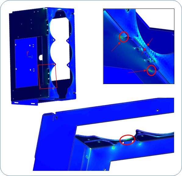 Mechanical Design Improvement of New Products through Simulation