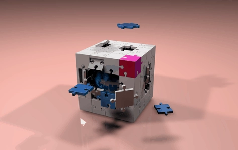 Conceptual representation of reverse engineering used to identify unknown coatings in industrial processes