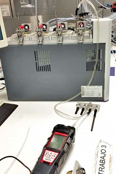 Contamination analysis on a hydrogen cell prototype