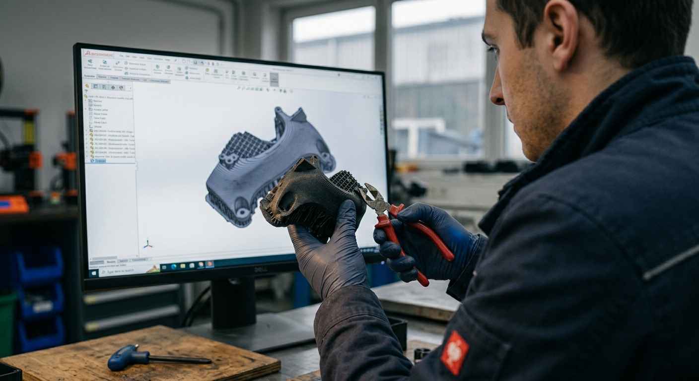 Idea maturation, manufacturing and validation of a functional prototype from a utility model 3D CAD design and additive manufacturing of the functional prototype