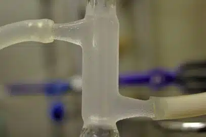Translucent T junction tubing with coolant