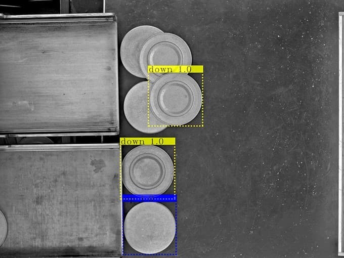 Development of artificial intelligence system for the detection of parts in production Sistema de visión artificial detectando piezas en una línea de producción