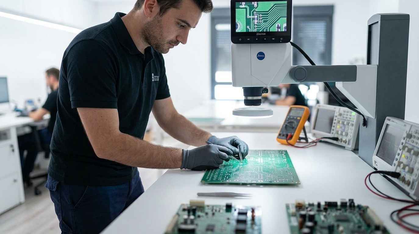 Dimensional verification of PCBs to validate drawing dimensions and ensure their conformity Dimensional verification of PCBs to check that the boards meet the design dimensions and tolerances