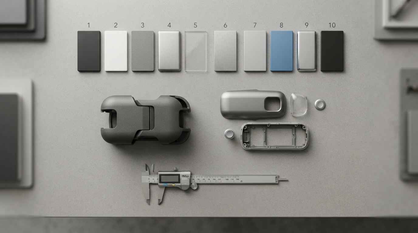 Consumer goods product improvement: durability and sustainability Material and finish samples for improving a consumer product