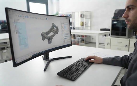 Renderizado 3D e imágenes fotorrealistas a partir de planos 2D para manuales de montaje Modelado 3D en CAD del conjunto a partir de los planos 2D
