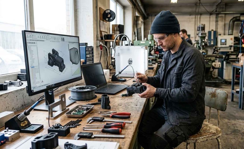 Design and manufacture of a molding tool to produce first batches and validate materials First sample parts and batches manufactured with the molding tool to validate materials