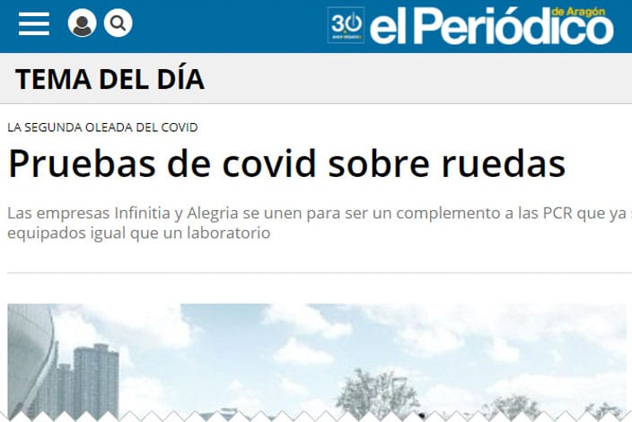 Infinitia en los medios