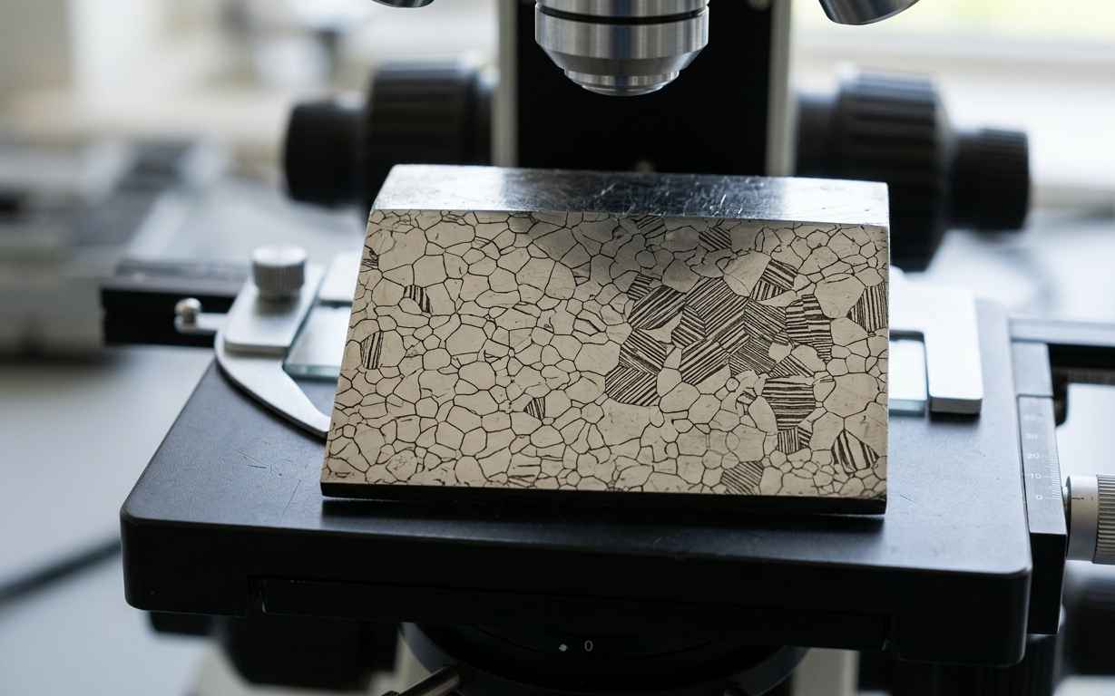 Qué revela un ensayo metalográfico: microestructura, inclusiones y tratamientos térmicos Preparación de probeta para ensayo metalográfico mediante pulido con suspensión de alúmina