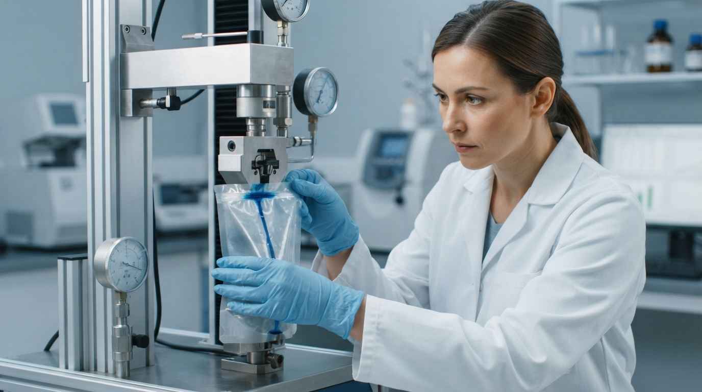Packaging process optimization: preventing sealing failures and line claims Seal integrity test of a food pack in the laboratory