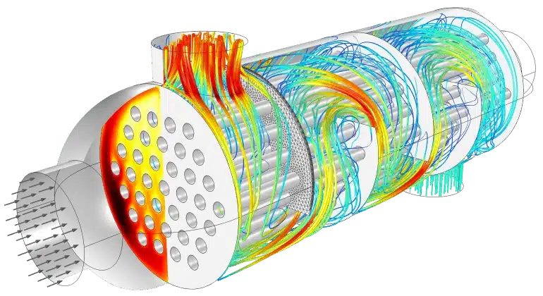 Fluid dynamic simulation for the design of a compact, high power aeration device Computational fluid dynamics (CFD) simulation of the airflow in an aeration device