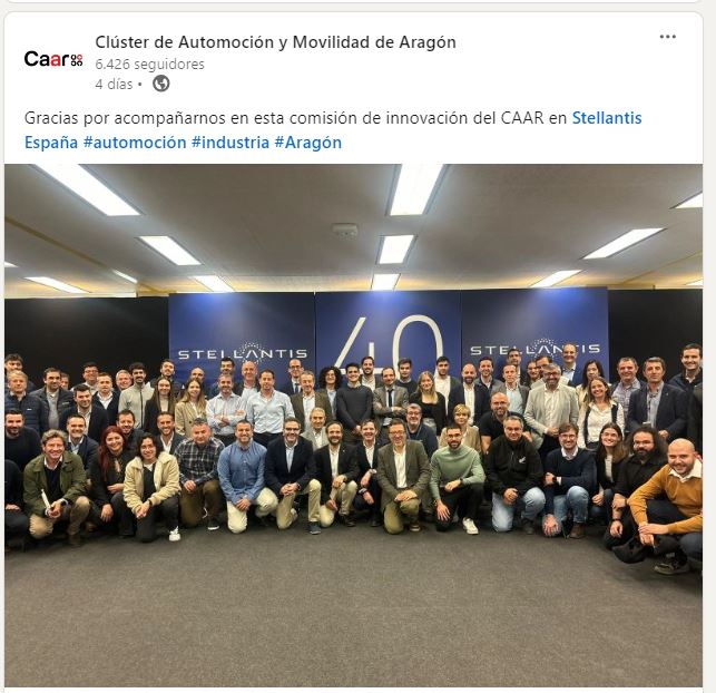 Comisión de innovación del CAAR en Stellantis España