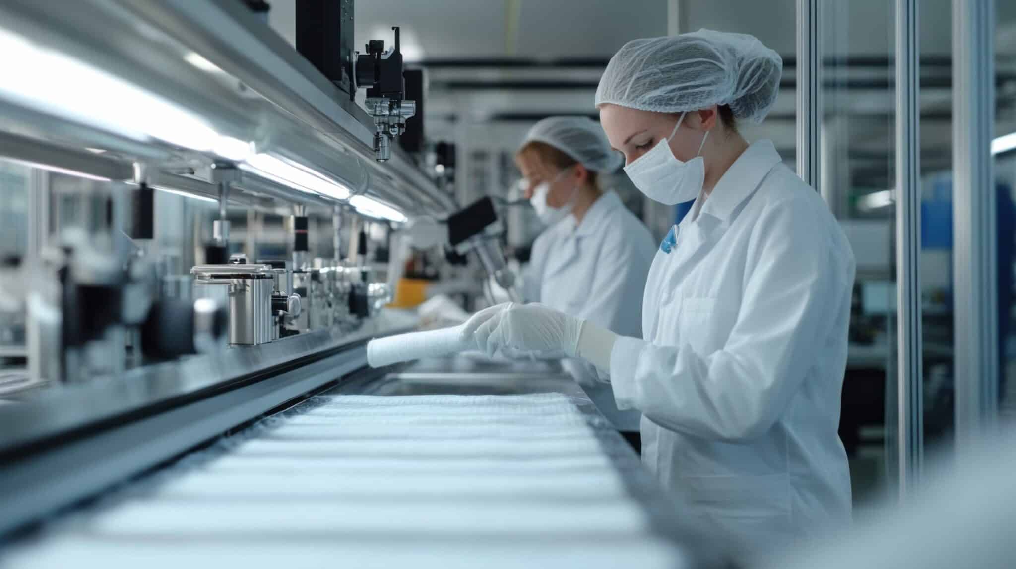 Ensayos a textiles Inspección de material en línea dentro del laboratorio de INFINITIA